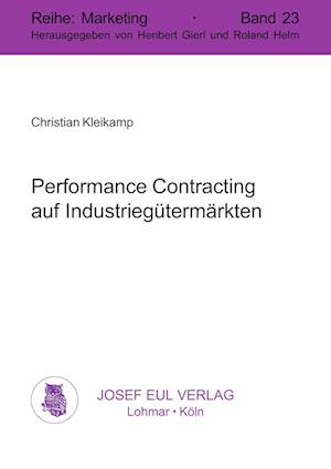 Cover for Christian Kleikamp · Performance Contracting auf Industriegütermärkten (Paperback Book) (2002)