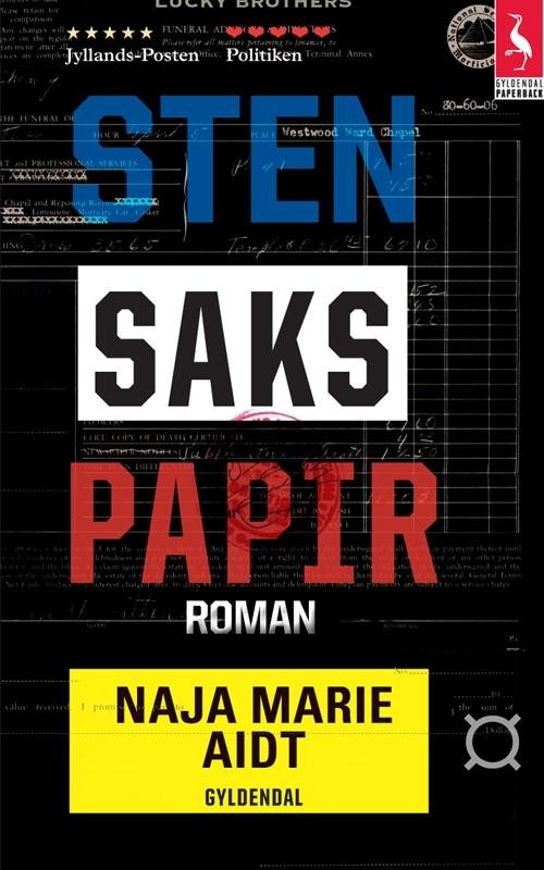Cover for Naja Marie Aidt · Sten saks papir (Pocketbok) [2. utgave] [Paperback] (2013)