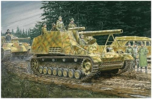 Cover for Dragon · Sd.kfz.165 Hummel Early / late Prod. 1:35  (1/19) * (Legetøj)