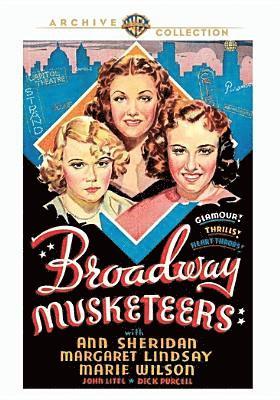 Cover for Broadway Musketeers (1938) (DVD) (2019)