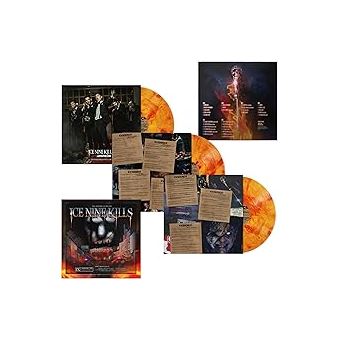 Cover for Ice Nine Kills · Welcome to Horrorwood: Under Fire (LP) [Numbered Orange/Red Splatter edition] (2025)