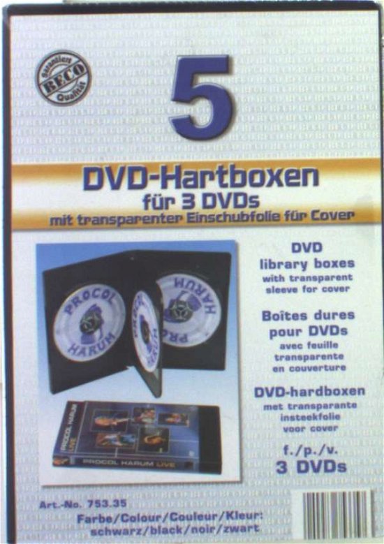 5 Dvd-hartboxenf.3dvds Transp.einschf:*aus* - Beco Gmbh & Co. Kg - Elokuva - Beco - 4000976753357 - 