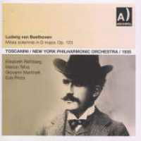 Cover for Beethoven / Martinelli · Missa Solemnis: Rethberg-telva (CD) (2012)