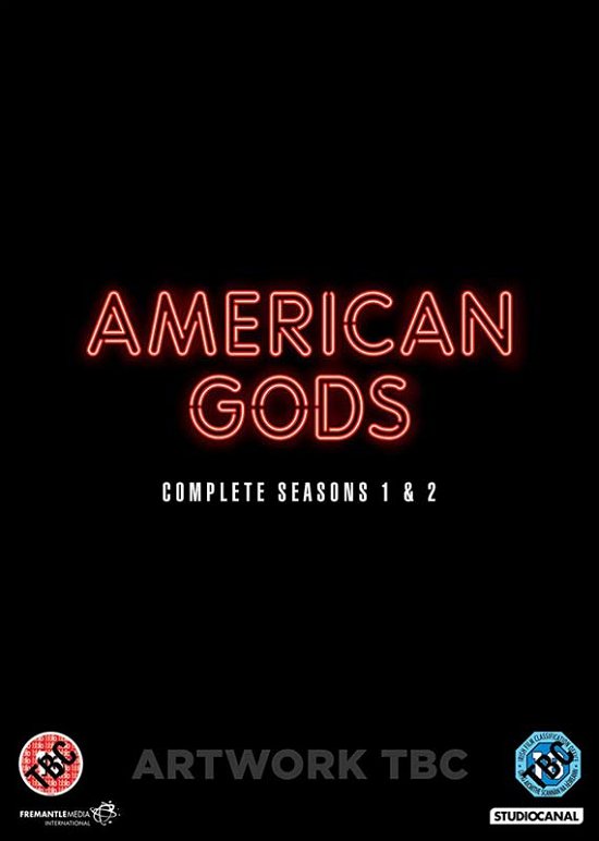 Cover for American Gods - the Complete S · American Gods Seasons 1 to 2 (DVD) (2019)