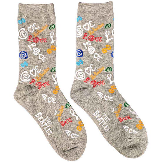 The Beatles Ladies Ankle Socks: Love (UK Size 4 - 7) - The Beatles - Marchandise - Apple Corps - Apparel - 5055295341357 - 