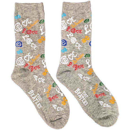 The Beatles Ladies Ankle Socks: Love (UK Size 4 - 7) - The Beatles - Koopwaar - Apple Corps - Apparel - 5055295341357 - 