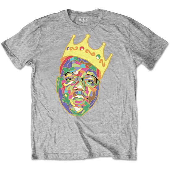 Cover for Biggie Smalls · Biggie Smalls Kids T-Shirt: Crown (Heather Grey) (3-4 Years) (T-shirt) [size 3-4yrs] [Grey - Kids edition] (2020)