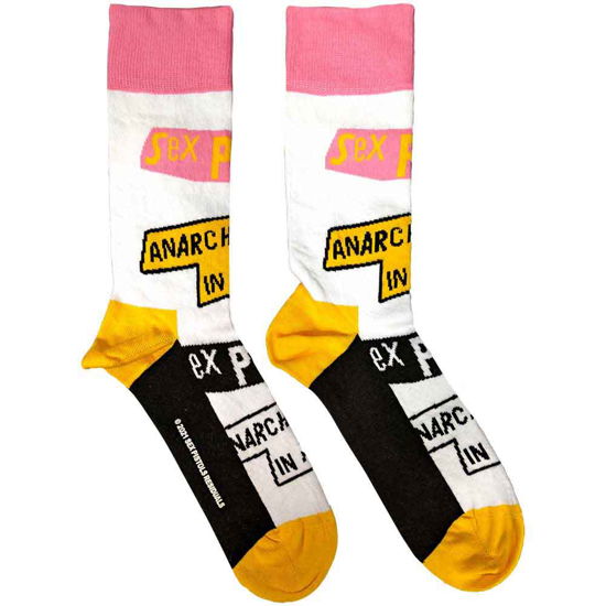 Cover for Sex Pistols - The · The Sex Pistols Unisex Ankle Socks: Anarchy In The UK (UK Size 7 - 11) (CLOTHES) [size M] [White - Unisex edition]