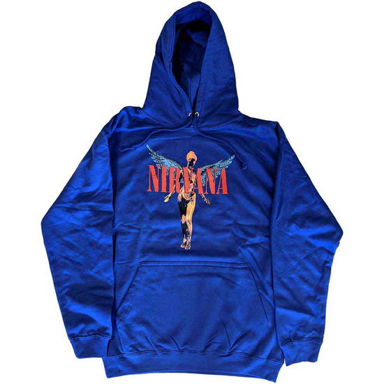 Cover for Nirvana · Nirvana Unisex Pullover Hoodie: Angelic (Blue) (Hoodie) [size S] (2022)