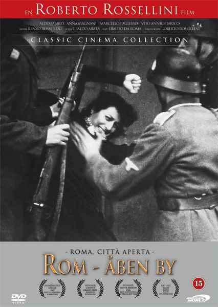 Cover for Roberto Rossellini · Rom - Åben By (DVD) (2012)