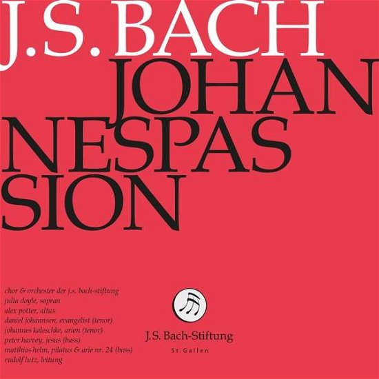 Cover for J.S.Bach-Stiftung / Lutz,Rudolf/+ · Johannespassion (CD) (2019)