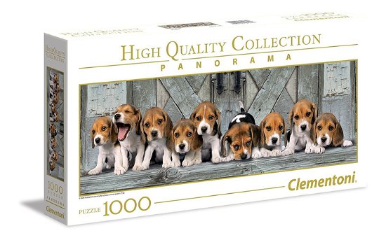 Cover for Clementoni · Puslespil Panorama - Beagles, 1000 brikker (Jigsaw Puzzle) (2023)