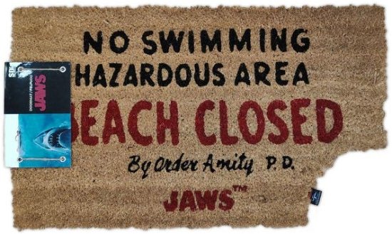 JAWS - Beach Closed - Doormat 60x40x2cm - Jaws - Koopwaar -  - 8435450233357 - 