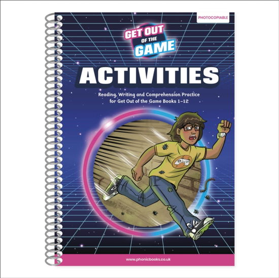 Cover for Phonic Books · Phonic Books Get Out of the Game Activities: Adjacent consonants and consonant digraphs, suffixes -ed and -ing - Phonic Books Catch-up Decodable Readers (Spiralbuch) (2024)