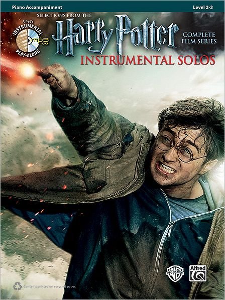 Cover for Harry Potter instrumental solos Piano Acc + CD (Book) (2012)
