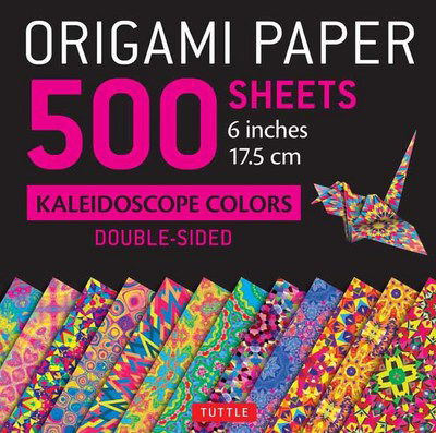 Cover for Tuttle Publishing · Origami Paper 500 sheets Kaleidoscope Patterns 6&quot; (15 cm): Tuttle Origami Paper: Double-Sided Origami Sheets Printed with 12 Different Designs (Instructions for 6 Projects Included) (Schreibwaren) (2017)