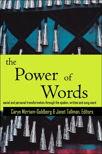 Cover for Caryn Mirriam-goldberg · The Power of Words: a Transformative Language Arts Reader (Taschenbuch) (2007)