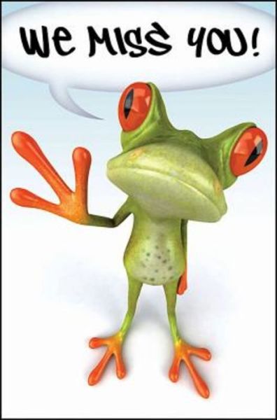 We Miss You! Frog Postcard - Abingdon Press - Books - Abingdon Press - 9781426783357 - February 4, 2014