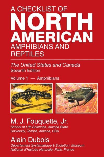 Cover for M J Fouquette Jr · A Checklist of North American Amphibians and Reptiles: the United States and Canada (Paperback Book) (2014)