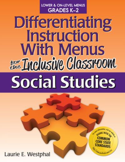 Cover for Laurie E. Westphal · Differentiating Instruction With Menus for the Inclusive Classroom: Social Studies (Grades K-2) (Paperback Book) (2013)