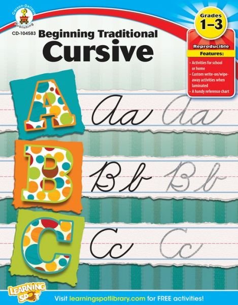 Cover for Carson-dellosa Publishing · Beginning Traditional Cursive, Grades 1 - 3 (Paperback Bog) (2013)