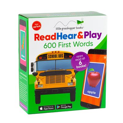 Cover for Little Grasshopper Books · Read Hear &amp; Play: 600 First Words (6 First Word Books &amp; Downloadable Apps!) (Gebundenes Buch) (2019)