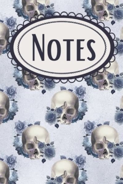 Cover for Pagan Essentials · Gothic Navy Skulls Notebook (Taschenbuch) (2019)