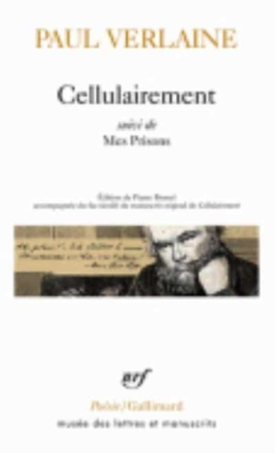 Cover for Paul Verlaine · Cellulairement / Mes prisons (Paperback Book) (2013)