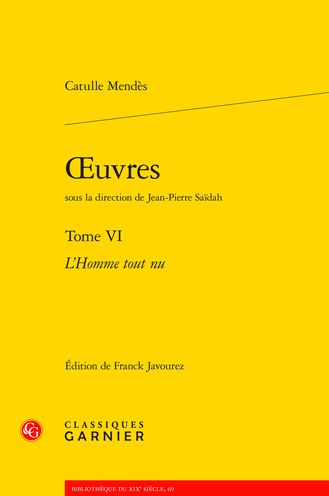 Cover for Catulle Mendès · Oeuvres, Tome VI (Paperback Book) (2020)