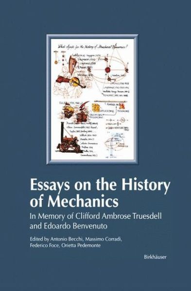 Cover for Antonio Becchi · Essays on the History of Mechanics: In Memory of Clifford Ambrose Truesdell and Edoardo Benvenuto (Paperback Book) [Softcover reprint of the original 1st ed. 2003 edition] (2012)