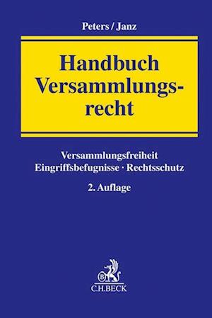 Cover for Wilfried Peters · Handbuch Versammlungsrecht (Hardcover Book) (2021)