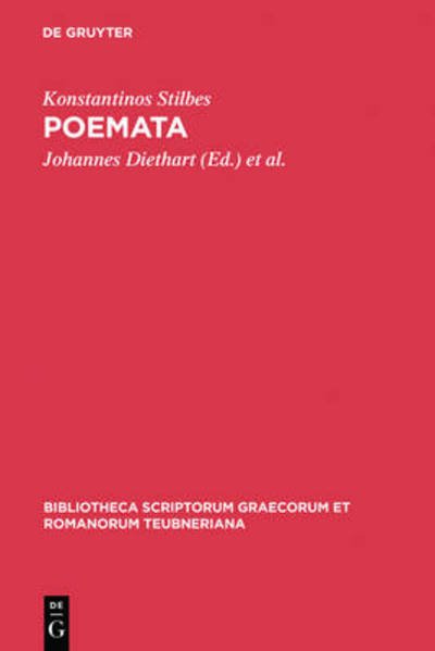 Poemata - K. Stilbes - Books - K.G. SAUR VERLAG - 9783598712357 - November 23, 2005