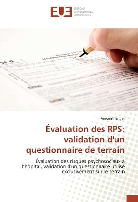 Évaluation des RPS: validation d - Finger - Bücher -  - 9783639503357 - 