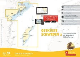 Cover for Delius Klasing Vlg GmbH · Sportbootkarten Satz 12: Ostküste Schweden 2 (Ausgabe 2022/2023) (Map) (2022)