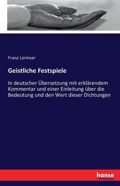 Cover for Lorinser · Geistliche Festspiele (Book) (2016)