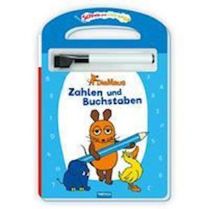 Cover for Trötsch Verlag · Trötsch Die Maus Schreib und wisch weg Pappenbuch Zahlen und Buchstaben (Board book) (2021)