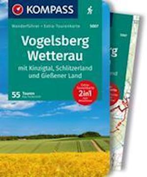 Cover for KOMPASS Wanderführer Vogelsberg-Wetterau, 55 Touren (Book) (2023)