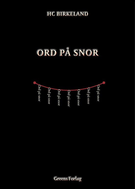 Cover for Ord på snor (Sewn Spine Book) [1e uitgave] (2019)