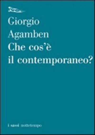 Cover for Giorgio Agamben · Che Cos'E Il Contemporaneo? (Buch)