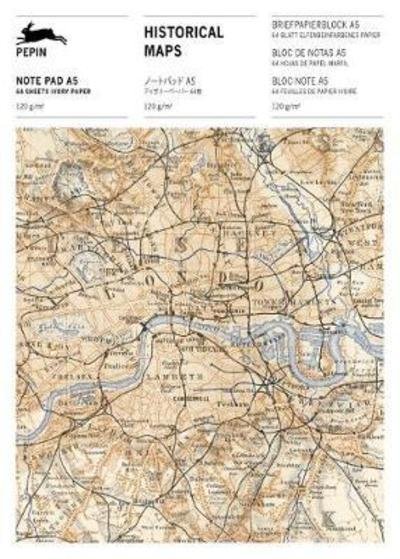 Cover for Pepin Van Roojen · Historical Maps: Writing Paper &amp; Note Pad A5 (Paperback Bog) (2018)