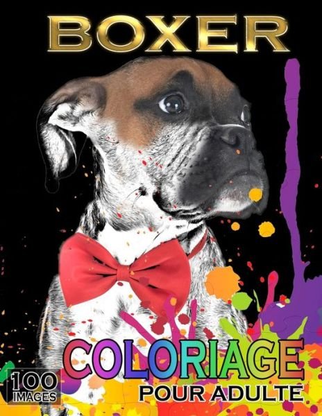 Cover for Sbep Coloriage · Boxer Coloriage Pour Adulte (Paperback Bog) (2020)