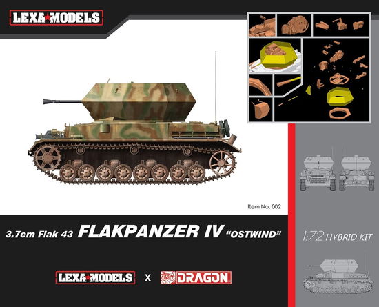 Cover for Dragon · 1/72 3.7cm Flak 43 Falkpanzer Iv Ostwind (Zabawki)