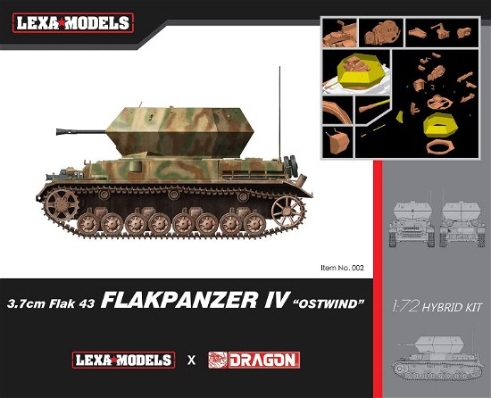 Cover for Dragon · 1/72 3.7cm Flak 43 Falkpanzer Iv Ostwind (Leksaker)