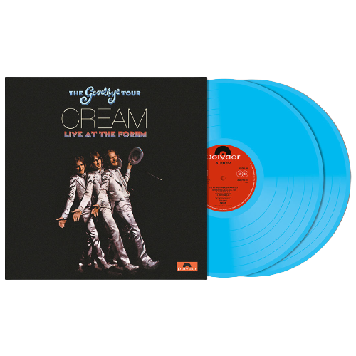 Cover for Cream · The Goodbye Tour - Live at the Forum 1968 (LP) [Limited Blue Transparent Vinyl edition] (2020)
