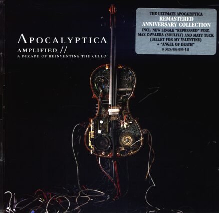 Cover for Apocalyptica · Amplified: a Decade of Reinventing the Cello (CD) (2008)