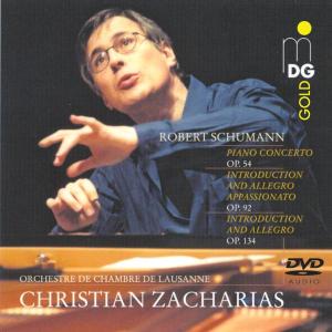 Cover for Christian Zacharias · Schumann: Piano Concertos Op.54, 92 &amp; 134 (DVD) (2006)