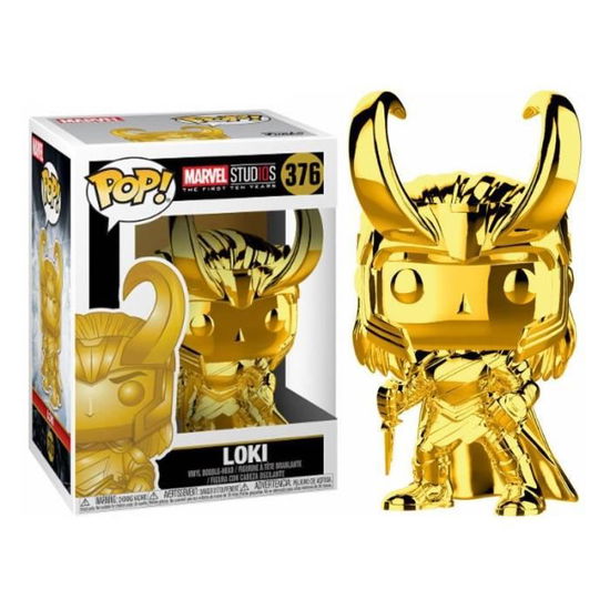 Cover for Funko Pop! Marvel: · Marvel Studio's 10th Anniversary - Loki (Chrome) (MERCH) (2018)