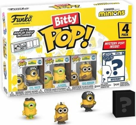 Minions- Eye Matie 4pk - Funko Bitty Pop!: - Produtos - Funko - 0889698730358 - 7 de maio de 2024