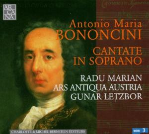 Cover for Bononcini · Cantates pour soprano (CD) (2012)