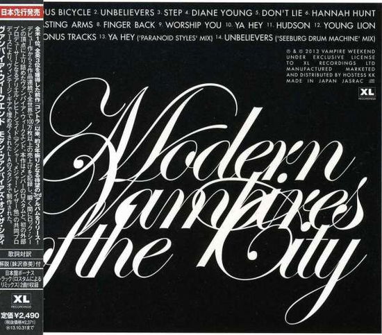 Modern Vampires of the City - Vampire Weekend - Muziek -  - 4582214509358 - 7 mei 2013